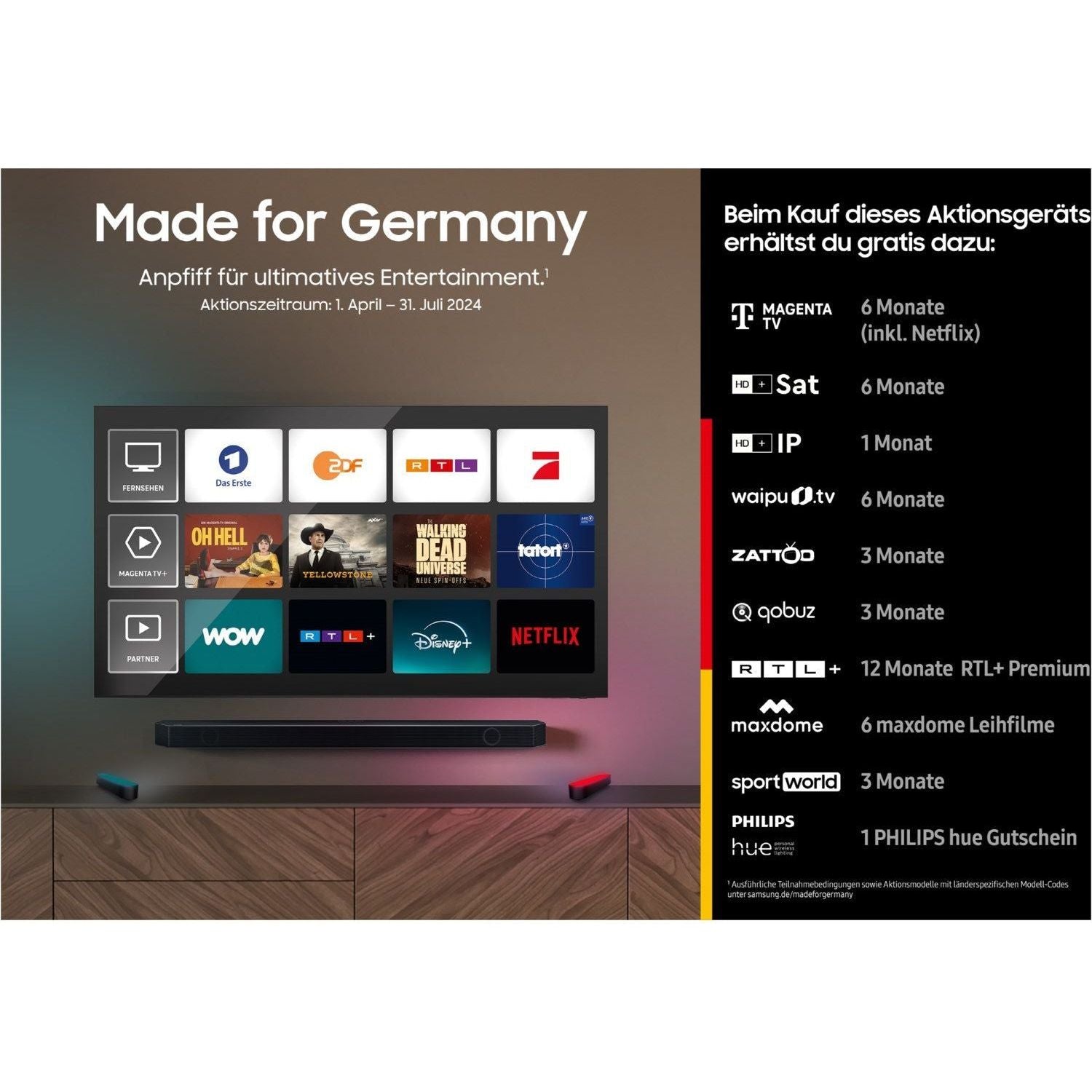 GQ75LS03DAU The Frame (2024)-LED/ LCD-TV 71''-80''-Samsung-schwarz-HiFi-Profis Darmstadt