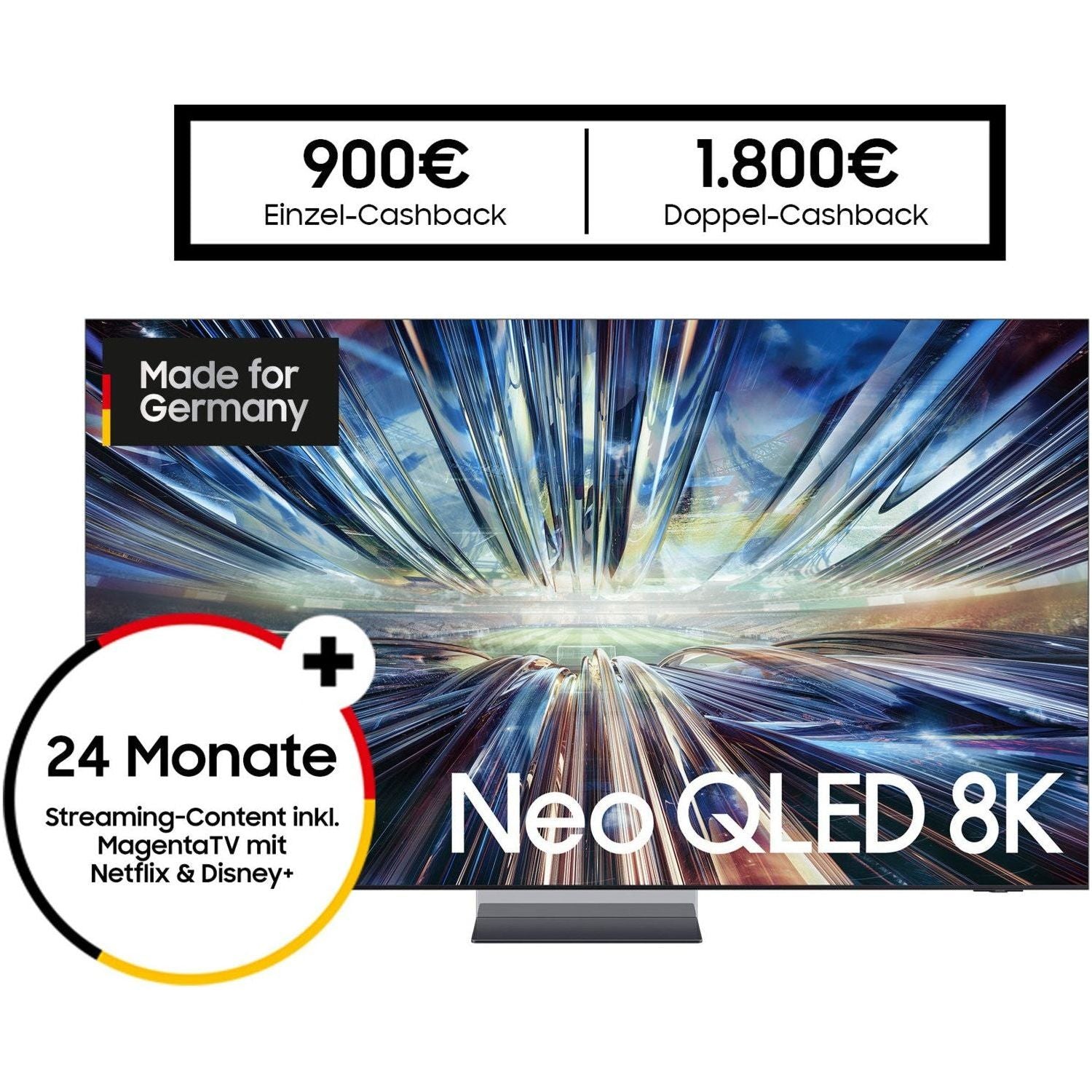 Samsung GQ85QN900DT - '85' - 214cm (800€ Cashback)-LED/ LCD-TV >=81''-Samsung-Graphit-HiFi-Profis Darmstadt