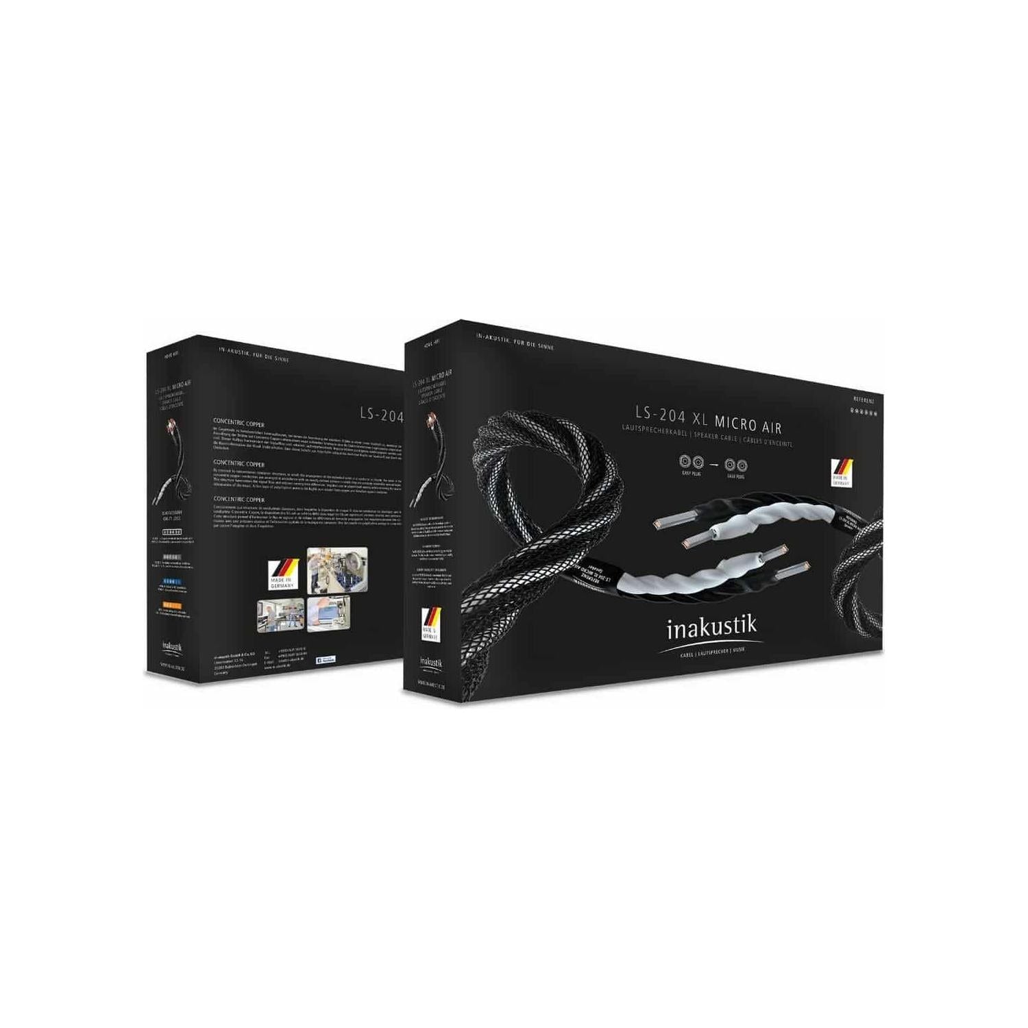 inakustik LS-204 AIR XL BFA 2x3m SingleWire - HiFi-Profis Darmstadt