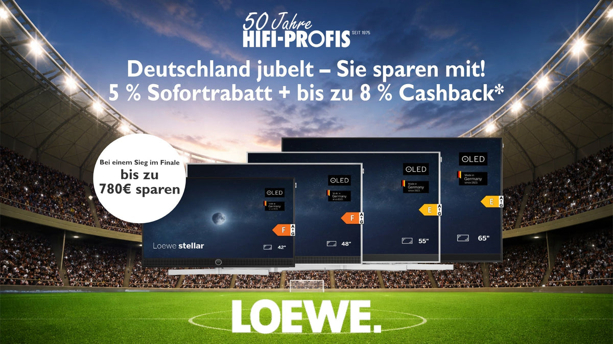 LOEWE. WM Cashback Aktion - HiFi-Profis Darmstadt