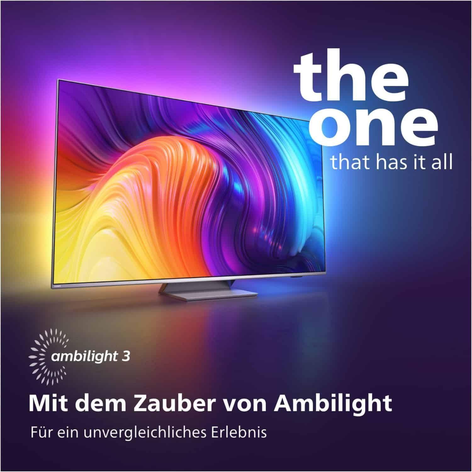 PHILIPS 43PUS8857 - 43* - 108cm-LED/ LCD-TV 40''-49''-Philips-silber-HiFi-Profis Darmstadt