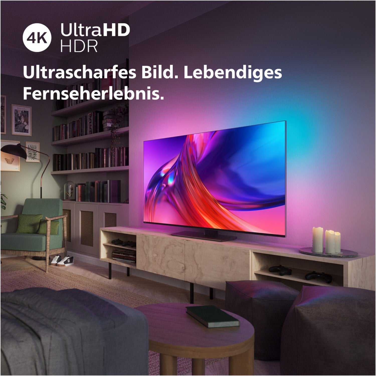 Philips 43PUS8848/12 - 43* - 108cm-LED/ LCD-TV 40''-49''-Philips-anthrazit-HiFi-Profis Darmstadt