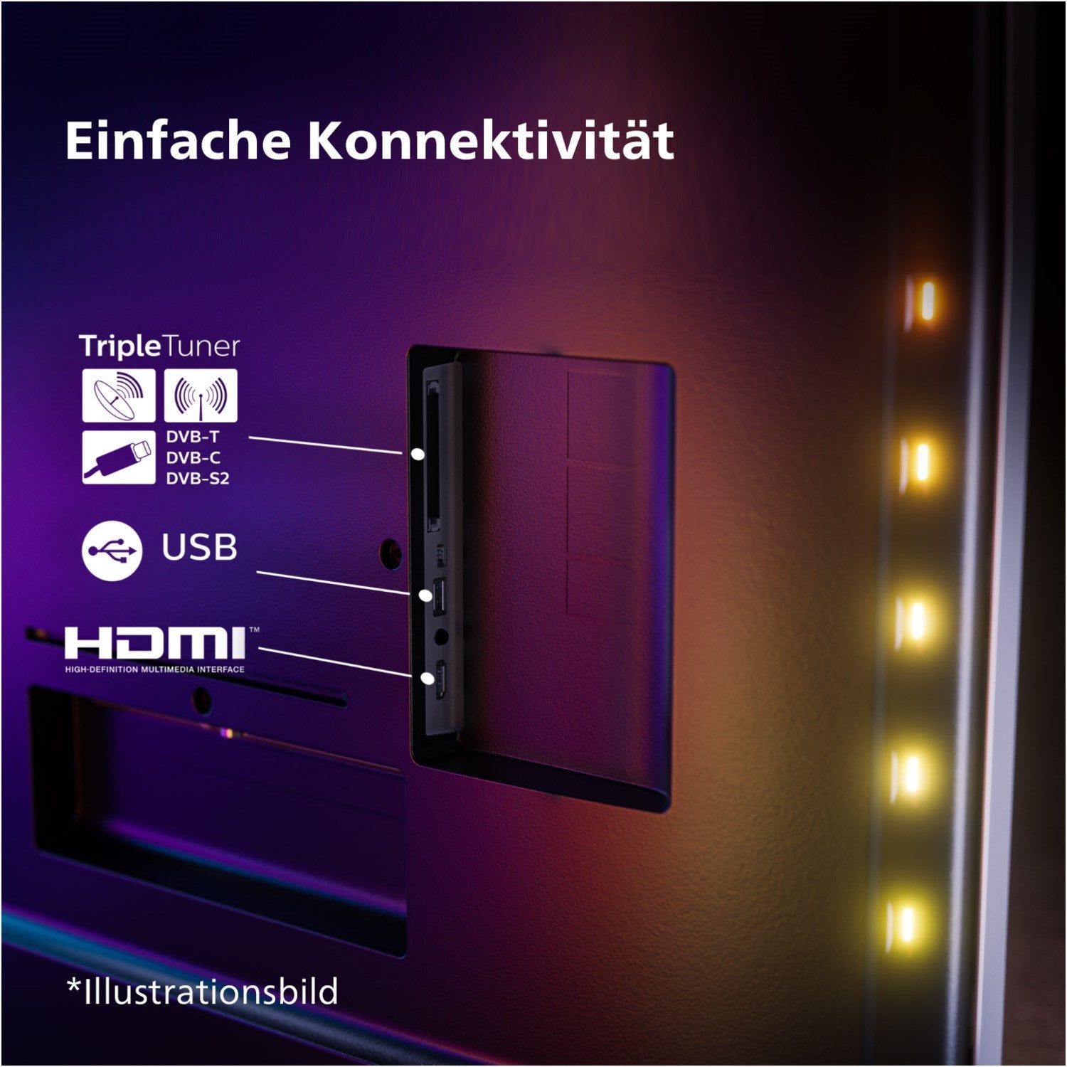 Philips 43PUS8848/12 - 43* - 108cm-LED/ LCD-TV 40''-49''-Philips-anthrazit-HiFi-Profis Darmstadt