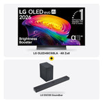LG OLED48C68LA mit LG DSC9S Soundbar im Set