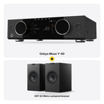 Onkyo Muse Y-40 mit KEF Q3 Meta Lautsprecherpaar im Set