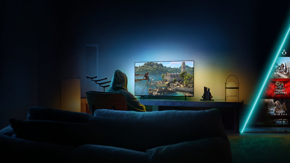 Philips Ambilight TV kaufen und Assassin's Creed Game sichern, Aktion 1.10. bis 31.12.2026