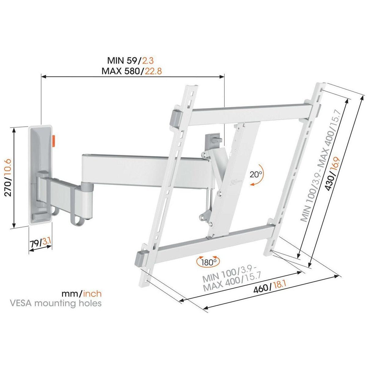 Vogel's TVM 3445 Full - Motion+ - HiFi - Profis Darmstadt