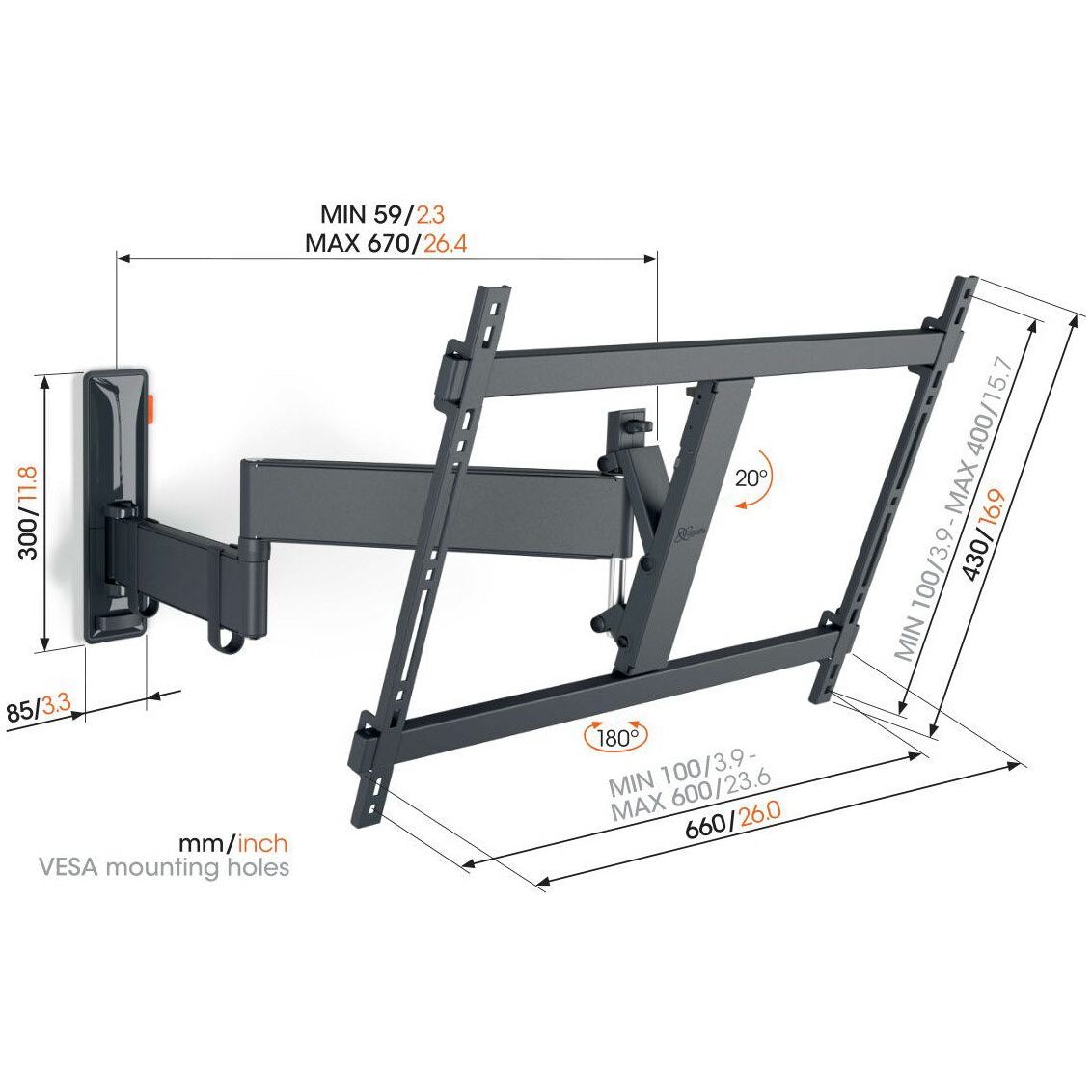 Vogel's TVM 3645 Full - Motion+ - HiFi - Profis Darmstadt
