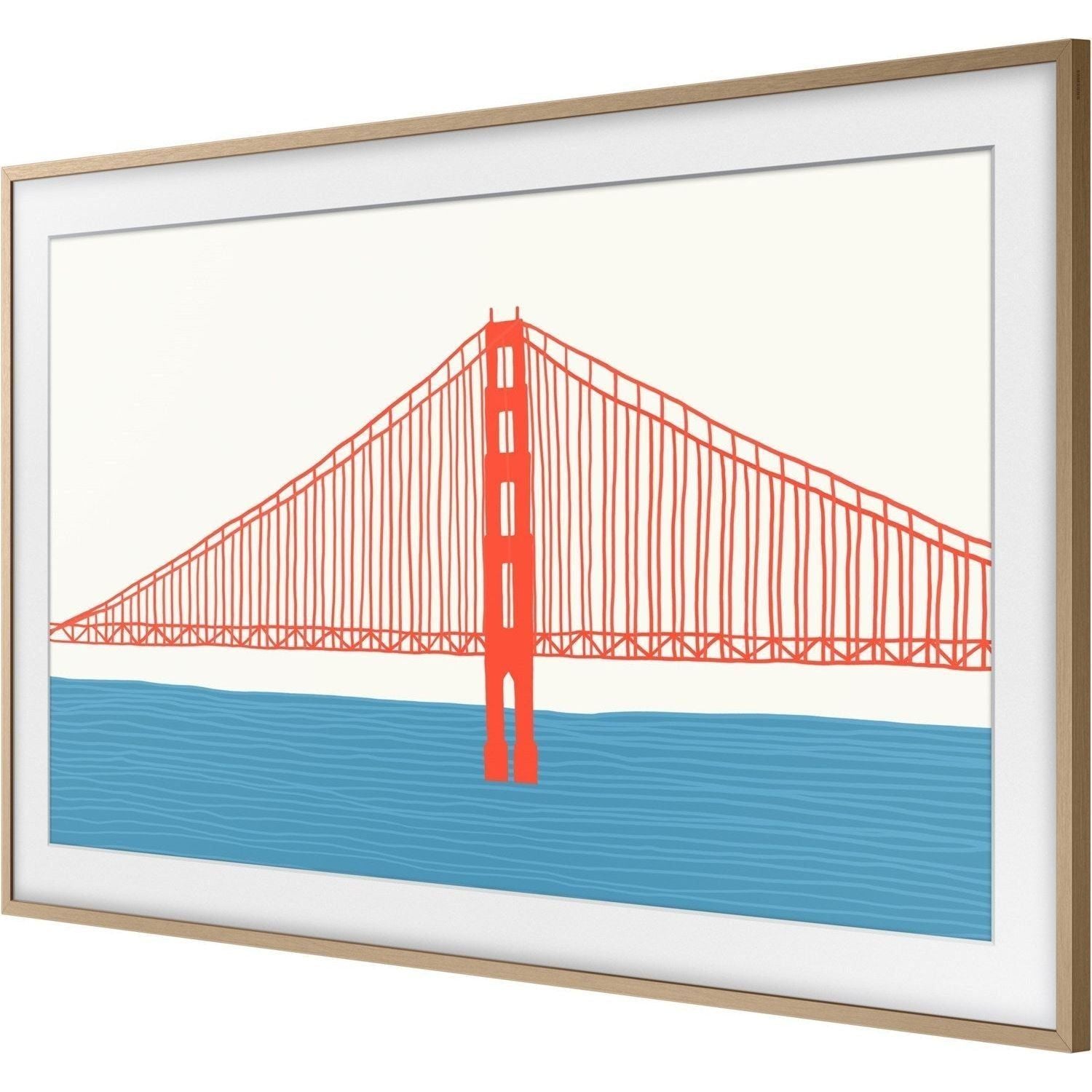 Samsung 85' The Frame Rahmen Teak (2022) kaufen - HiFi-Profis Darmstadt